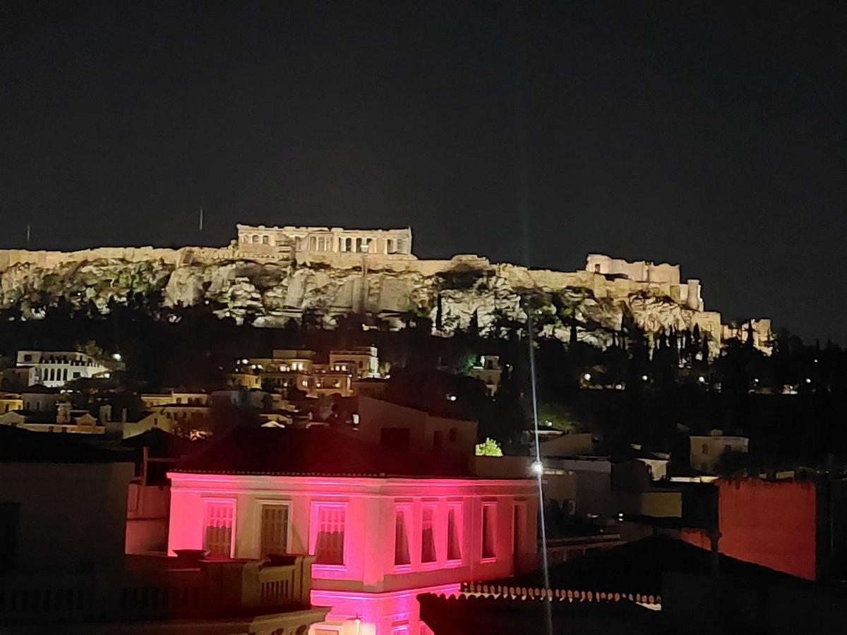 Luxury Apartment Overlooking The Citadel Of Tsakas Athen Exterior foto